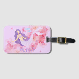 Cute Sjöjungfru under havet för flickor Bagagebricka