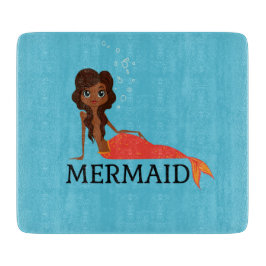 Cute Sjöjungfru (vacker svart flicka)