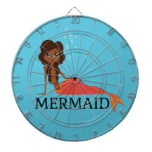 Cute Sjöjungfru (vacker svart flicka)