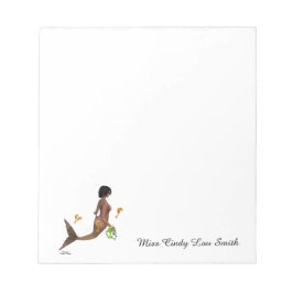 Cute Sjöjungfru with Seahorse, Anteckningsblock