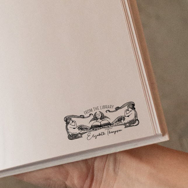 Cute-Sjöjungfruar från Bibliotek i, Bok Stämpel (Skapare uppladdad)