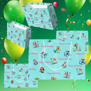 Cute Sjöjungfruars Theme Gift Bag för barn Birthda