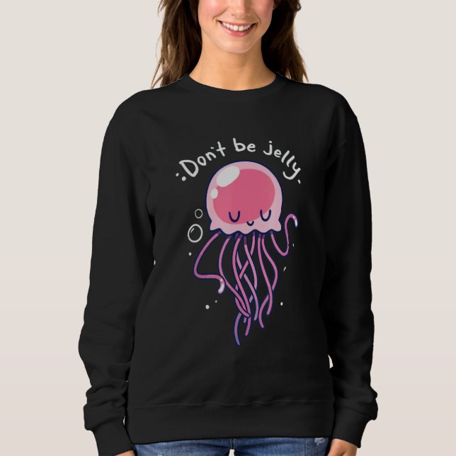 Cute ska inte vara Jelly Jeverse Jellyfish Rosa T Shirt (Framsida)