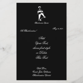 Cute Skateboarder Boy Add Namn and Text Brevpapper