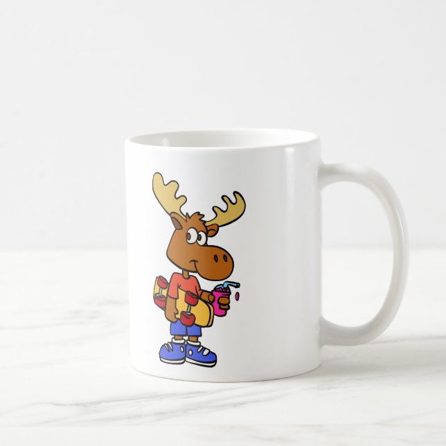 Cute Skater mos | välj bakgrund färg Kaffemugg (Höger)