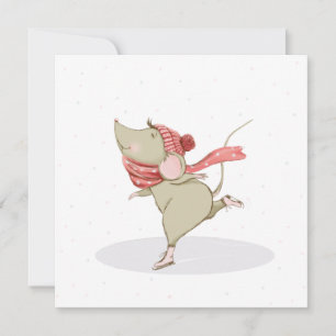 Cute Skating Mouse