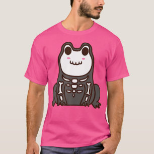 Cute Skeleton Halloween Frog T Shirt