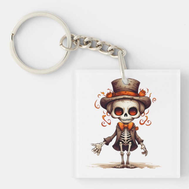Cute Skeleton Halloween Witch (Framsidan)
