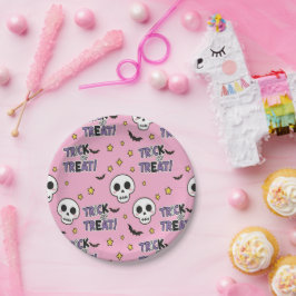 Cute Skeletons Pink For Halloween