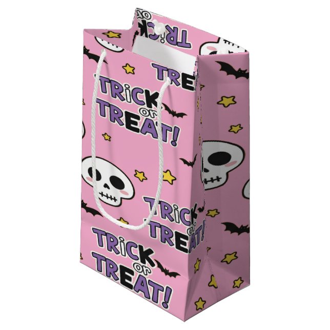 Cute Skeletons Rosa för Halloween (Framsidan Vinklad)