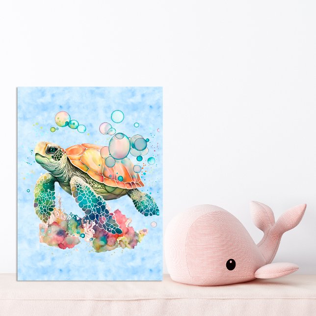 Cute sköldpadda poster (Skapare uppladdad)