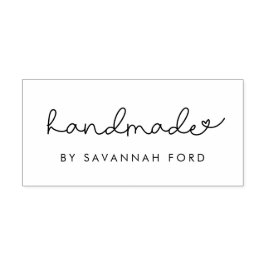 Cute-skript, enkel handgjord stämpel