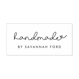 Cute-skript, enkel handgjord stämpel