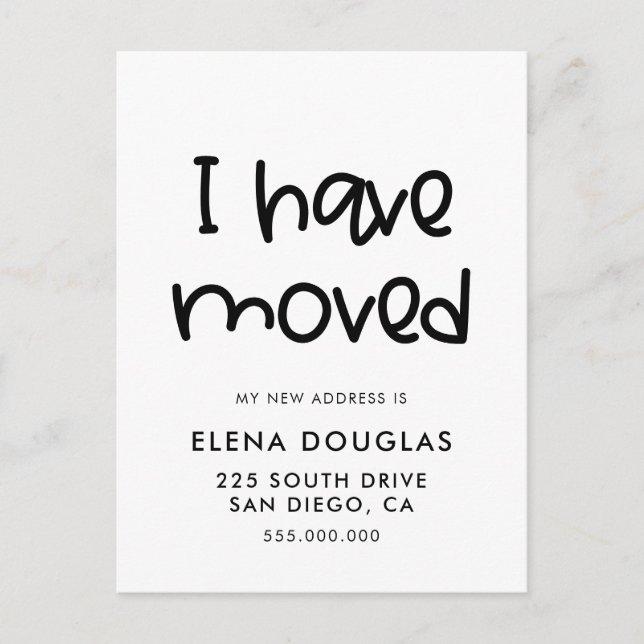 Cute-skript som jag har flyttat vykort (Framsida)