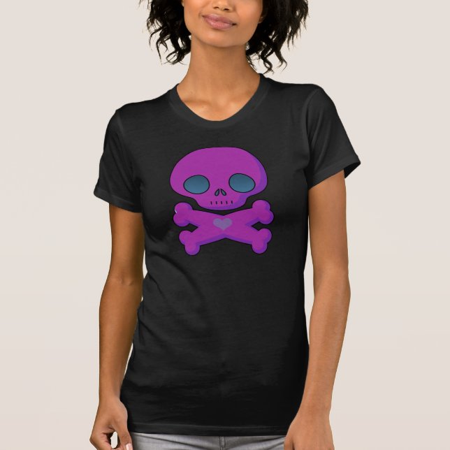 Cute Skull & Crossbone Shirt T-shirt (Framsida)