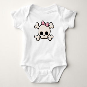 Cute Skull Flicka T-Shirt
