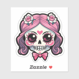 Cute Skull Klistermärken