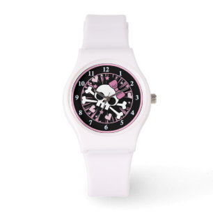 Cute Skull och Crossbone Armbandsur
