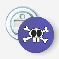 Cute Skull och Crossbone med Big Black Öga