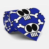 Cute Skull och Crossbone med Big Black Ögon