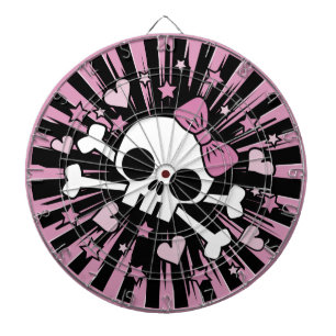 Cute Skull och Crossbone Piltavla