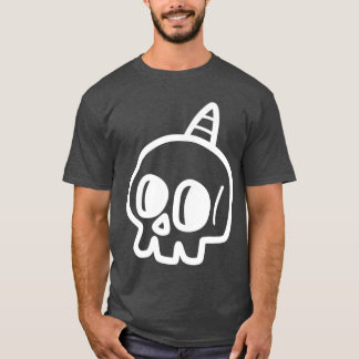 Cute Skull Punk Sten Skeleton Gothic Grim Hallowee T Shirt