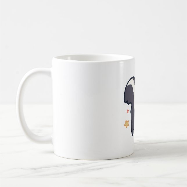 Cute skunk Magic Kaffemugg (Vänster)