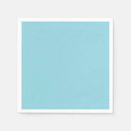 Cute Sky Blue Solid Napkins Pappersservett