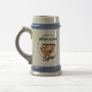 Cute slarts-kaffet Tea anpassningsbar Shop namn Sejdel