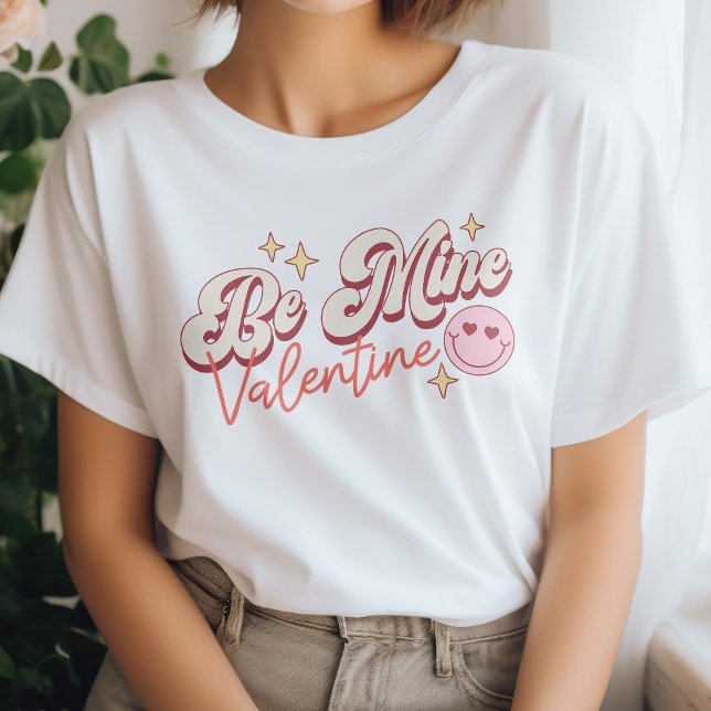 Cute Sleende Ansikte ska vara min Valentine T-Shir T Shirt (Skapare uppladdad)
