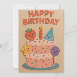 Cute Sleende Birthday Cake