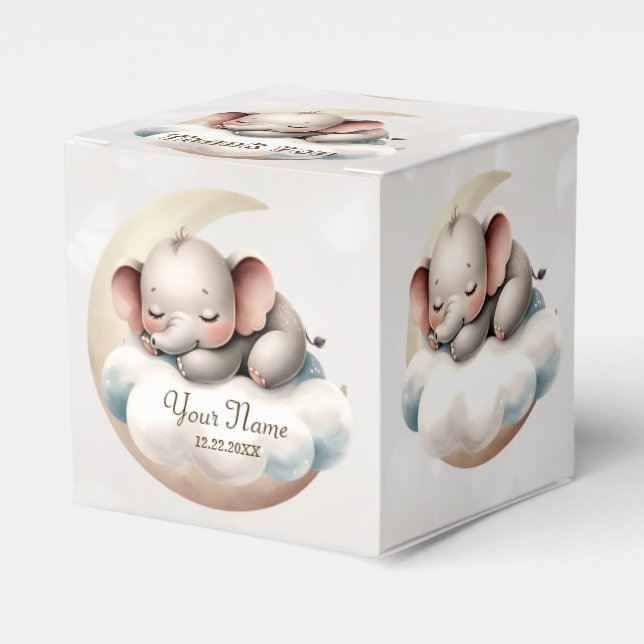 Cute Sleeping Baby djur vacker Party Presentaskar (Framsidan Sidan)