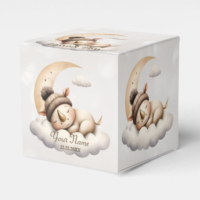 Cute Sleeping Baby djur vacker Party Presentaskar (Framsidan Sidan)