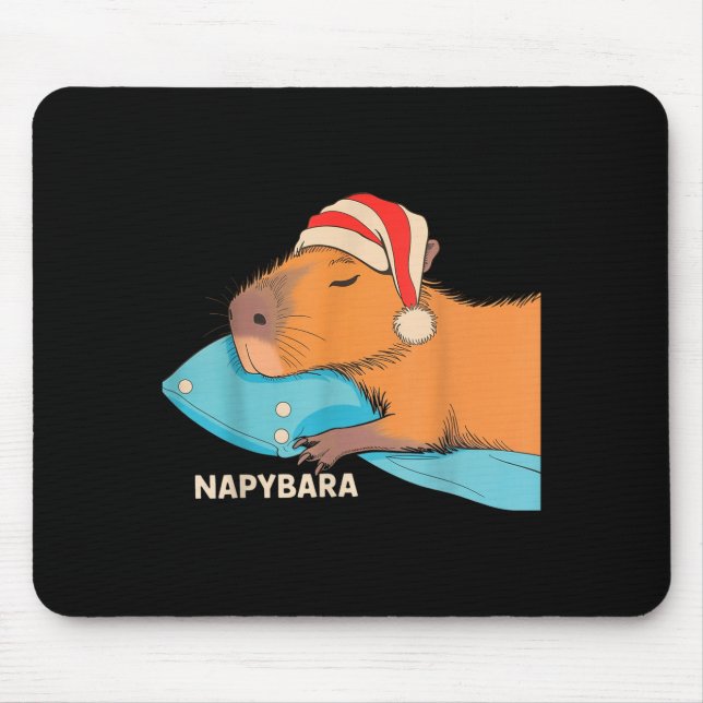 Cute Sleeping Capybara Napybara Pajamas Boys Girls Musmatta (Framsidan)