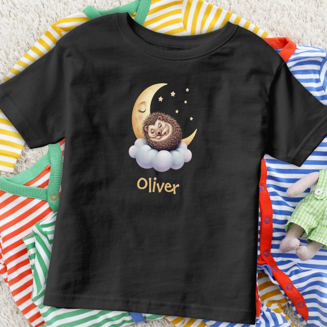 Cute Sleeping Hedgehog T Shirt (Skapare uppladdad)