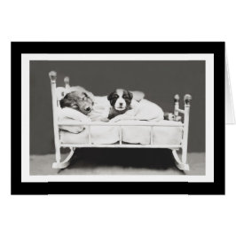 Cute Sleeping Hundar av Harrier Whittier Frees Hälsningskort