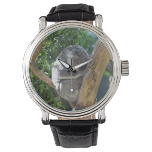 Cute Sleeping Koala i Träd Armbandsur