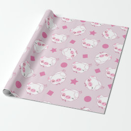 Cute Sleeping Little Piggy Presentpapper