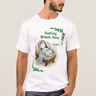 Cute Sleeping Nativitativitet Baby T Shirt