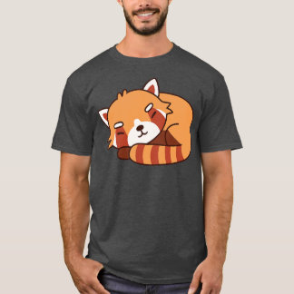 Cute Sleeping Red Panda T Shirt