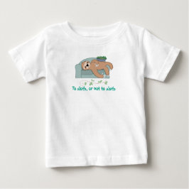 Cute Sleeping Sloth är Lazy Tropical Jungle T Shirt