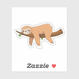 Cute Sleepy Sloth Sticker Klistermärken