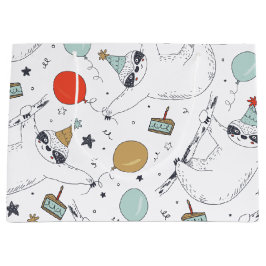 Cute Sloth Birthday Gift Bag