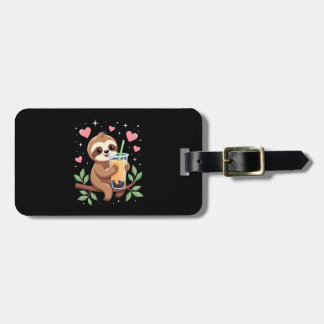 Cute Sloth Boba Bubble Milk Tea Kawaii Women Girls Bagagebricka