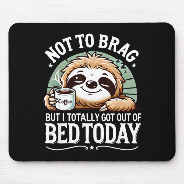 Cute Sloth Coffee Funny Quote Caffeine Lover Gift  Musmatta (Framsidan)