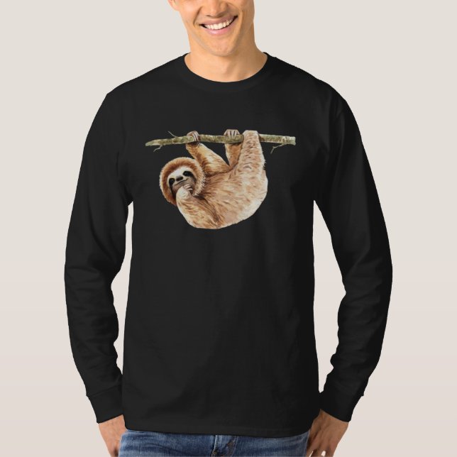 Cute Sloth Cute Sloth  Sweet Dreams T Shirt (Framsida)
