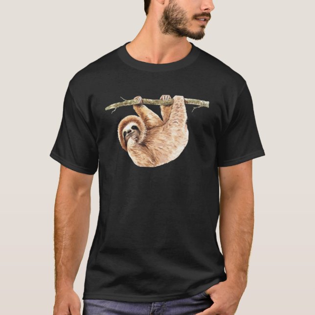 Cute Sloth Cute Sloth Sweet Dreams T Shirt (Framsida)
