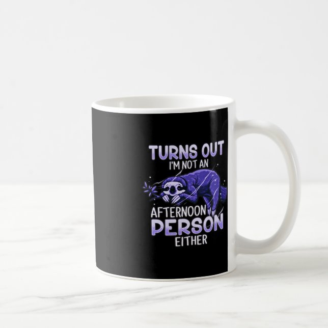 Cute Sloth Fibro Lupus Chronic Fatigue Spoonie Sle Kaffemugg (Höger)