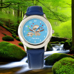 Cute sloth Friendes add namn Armbandsur<br><div class="desc">design av www.etsy.com/shop/InkleyStudio</div>