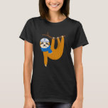 Cute Sloth Hanukkah Lazy Sloths Älskare judisk fun T Shirt<br><div class="desc">Cute Sloth Hanukkah Lazy Sloths Älskare Jewish Funny Gift Shirt</div>